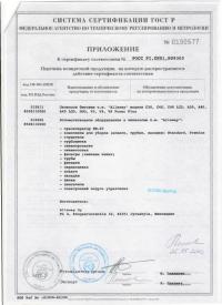 Allaway сертификат соответствия (приложение)